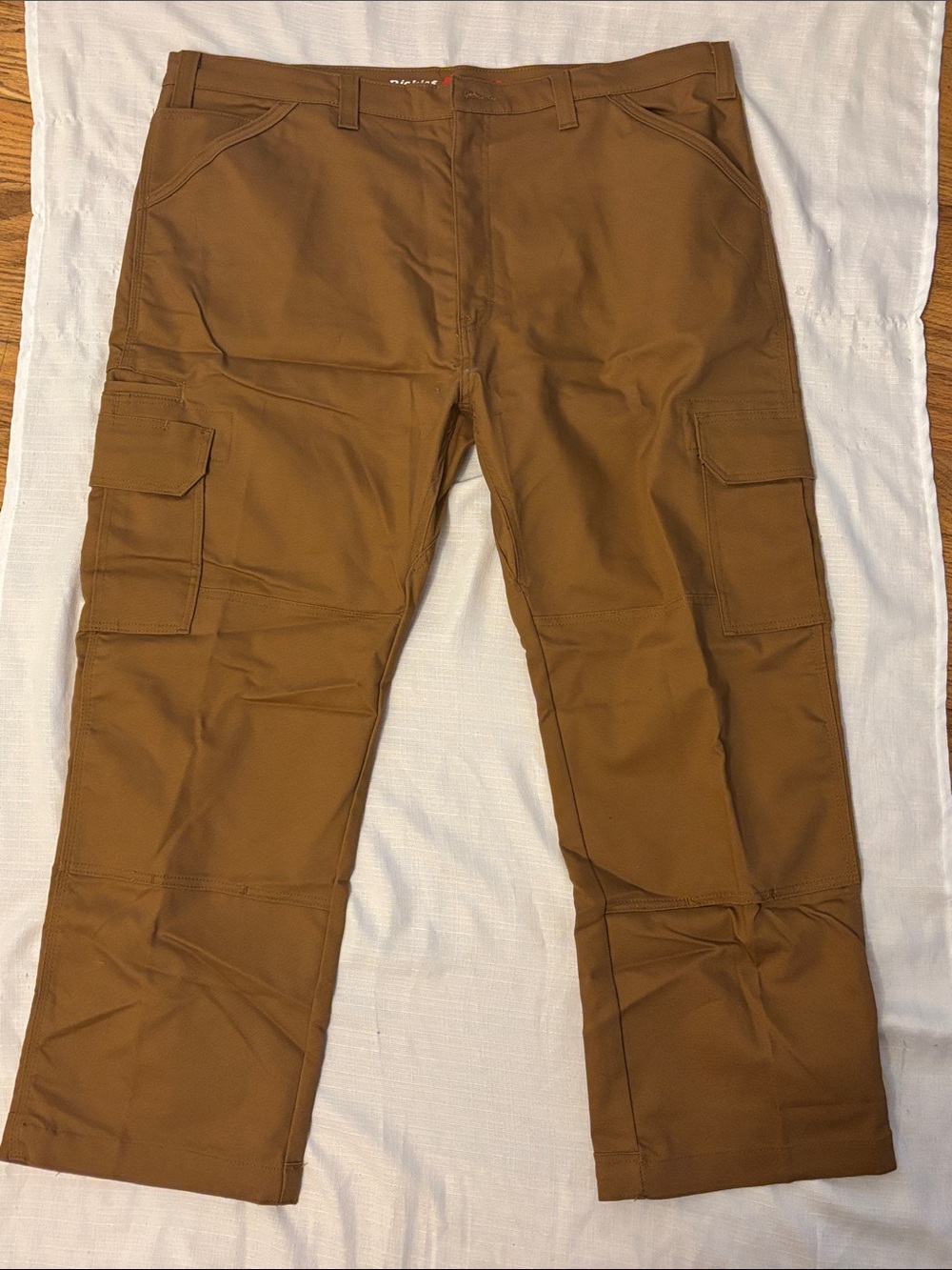 Men's Cargo Work Pants in Brown